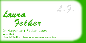 laura felker business card